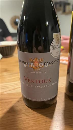 Rhônedalen Ventoux Terroir Daronton Ikke-årgang