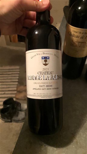 Bordo Haut-Médoc Château Ramage La Batisse 2021