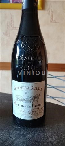 Vale do Ródano Beaumes de Venise Domaine Durban 2021