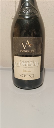 Veneto Amarone della Valpolicella Zeni Vignealte Classico 2015