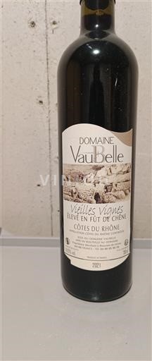 Rhônen laakso Côtes-du-rhône Domaine VauBelle Vieilles Vignes Élevé en fût de chêne 2021