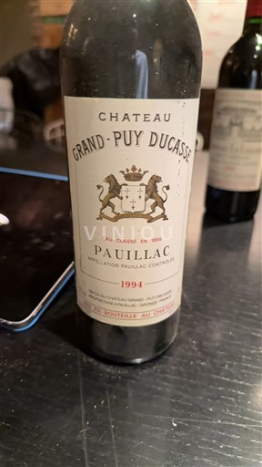 Bordeaux Pauillac Grand Cru Château Grand-Puy Ducasse 1994