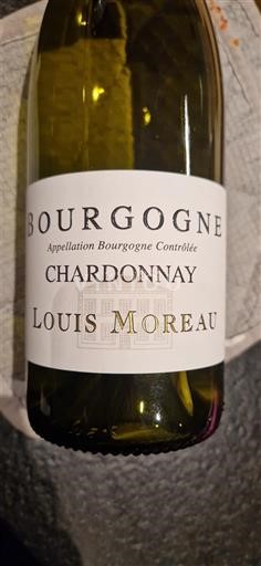 Weine Blanc sec Chardonnay Louis Moreau 2023 Frankreich Burgund AOC