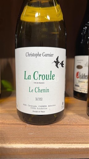 Valle del Loira No especificado Christophe Garnier La Croule Le Chenin 2022