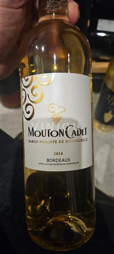 Bordeaux Baron Philippe de Rothschild Mouton Cadet 2018