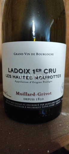 Burgundia Ladoix Premier Cru Moillard-Grivot Les Hautes Mourottes 2023