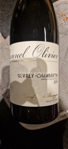 Borgonha Gevrey-chambertin Manuel Olivier 2019