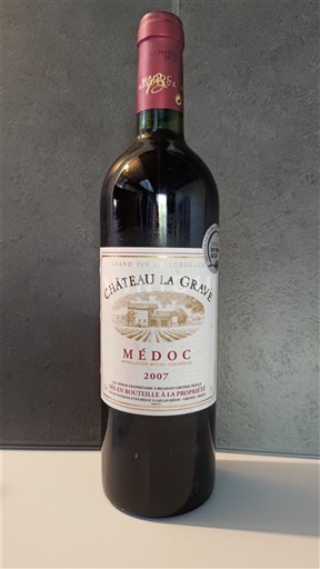 Bordeaux Médoc Château La Grave 2007