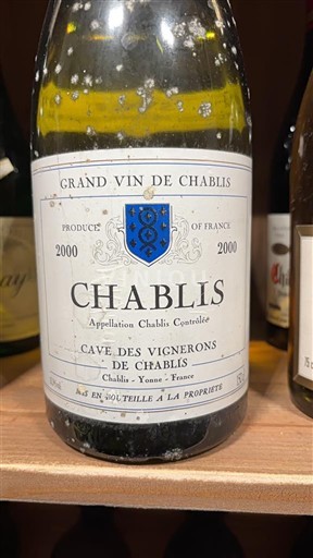 Bourgondië Chablis Cave des Vignerons de Chablis 2000