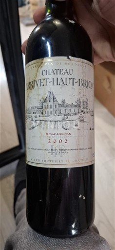 Bordeaux Pessac-Léognan Château Larrivet Haut-Brion 2002