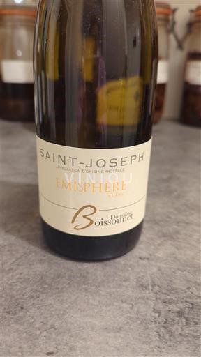 Rhône Valley Saint Joseph Domaine Boissonnet Hémisphère Blanc 2020