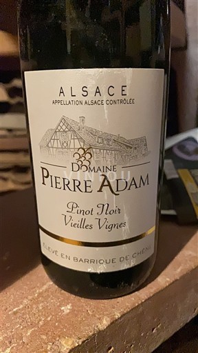 Alsace Domaine Pierre Adam Pinot Noir Vieilles Vignes 2019