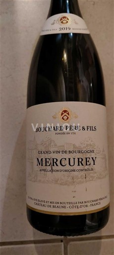 Bourgondië Mercurey Bouchard Père & Fils 2019