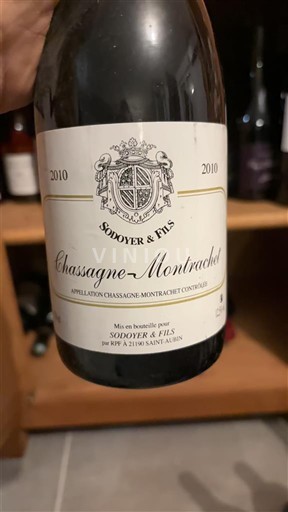 Borgogna Chassagne-Montrachet Sodoyer & Fils 2010