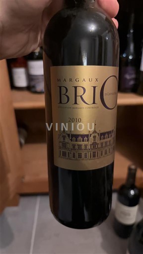 Bordeaux Margaux Château Cantenac Brown Brio de Cantenac Brown 2010