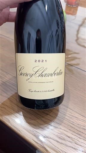Bourgogne Gevrey-chambertin Domaine La Vougeraie 2021