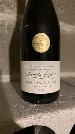 Beaujolais Moulin-à-vent Christophe Lapierre Vieilles Vignes 2022