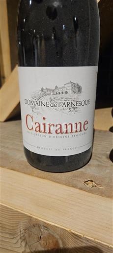 Rhônen laakso Cairanne Domaine L'Arnesque 2023