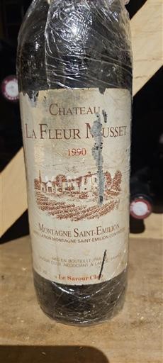 Bordeaux Montagne-saint-émilion Château La Fleur Musset 1990