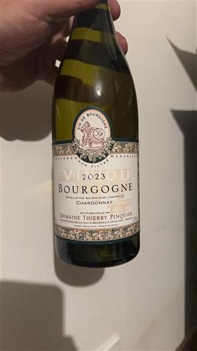 Burgundy Burgundy Chardonnay Domaine Thierry Pinquier 2022