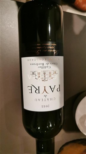 Burdeos Cadillac-Côtes-de-Burdeos Château Payre 2018