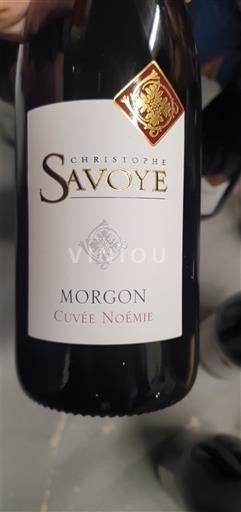 Beaujolais Morgon Christophe Savoye Noémie 2023