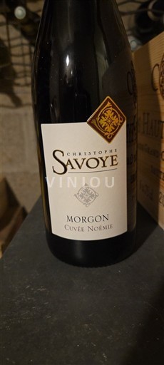 Beaujolais Morgon Christophe Savoye Noémie 2023