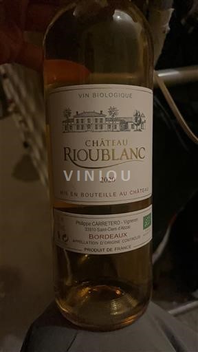 Bordeaux Château Rioublanc 2020