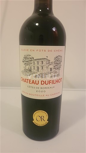 Bordeaux Côtes-de-Bordeaux Château Filhot 2020