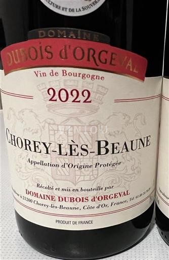 Burgundy Chorey-lès-Beaune Domaine Bois d'Orgeval 2022