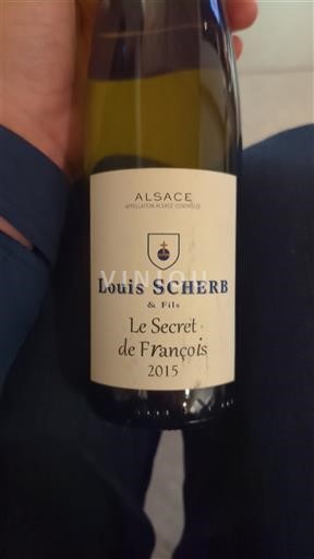 Rượu vang Blanc sec Le Secret de François Louis Scherb & Fils 2015 Pháp Alsace Vin de France