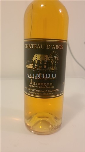 Sydväst Jurançon Château Abos Soleil d'Automne 2016