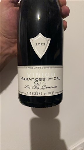 Bourgogne Maranges Premier Cru Vignerons de Buxy Les Clos Roussots 2022