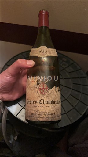 Borgonha Gevrey-chambertin Bernard Raphet 1980