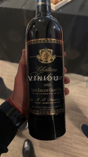 Bordeaux Saint-Émilion Grand Cru Grand Cru Château Stieux 2003