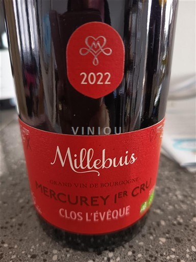 Burgundia Mercurey Premier Cru Millebuis Clos L'Evêque 2022
