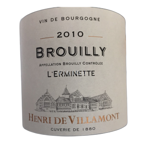 Burgundsko Nespecifikováno Henri de Villamont Brouilly 2010