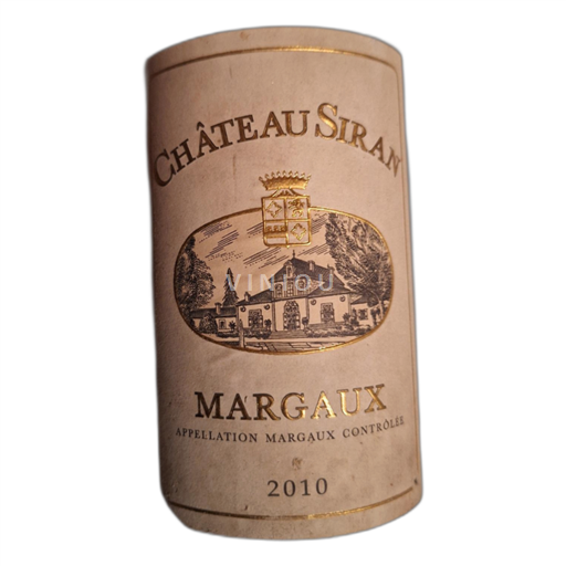 Burdeos Margaux Château Siran 2010