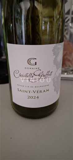 Burgundsko Saint-Véran Domaine Christelle Groffet 2024