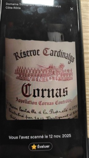 Rhône Valley Cornas Domaine Trintignant Réserve Cardinalys 2021