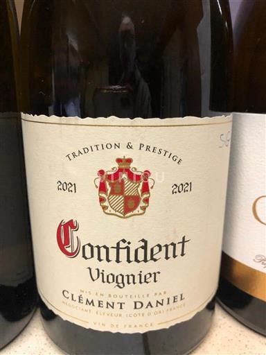 Alperna och Rhône-länderna Coteaux de l'Ardèche Clément Daniel Confident Viognier 2021
