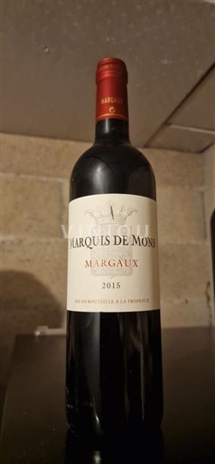 Bordeaux Margaux Château Marquis de Mons 2015
