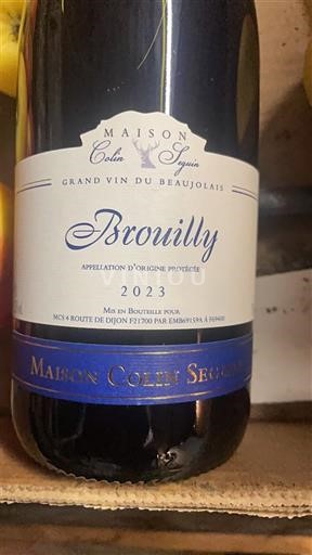 Beaujolais Brouilly Maison Colin Seguin 2023