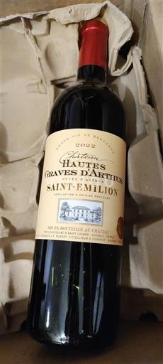 Bordeaux Saint-Émilion Château Hautes Graves d'Arthus 2022