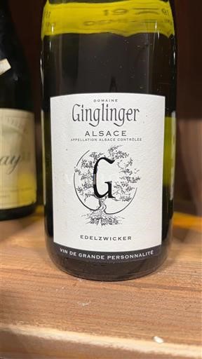 Elsass Domaine Ginglinger Edelzwicker Ohne Jahrgang