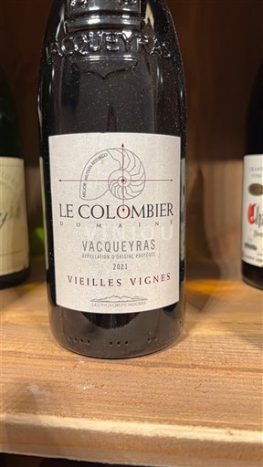 Rhônevallei Vacqueyras Domaine Le Colombier Vieilles Vignes 2021