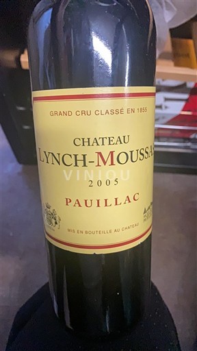 Bordo Pauillac Grand Cru Château Lynch-Moussas 2005