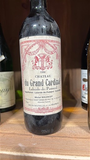 Bordeaux Lalande-de-Pomerol Château Grand Cardinal 1990