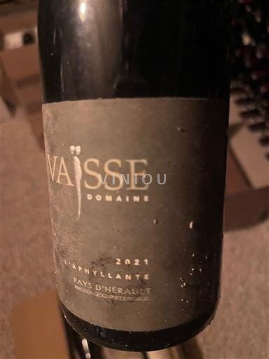Languedoque Não especificado Domaine Vaisse L’Aphyllante 2021