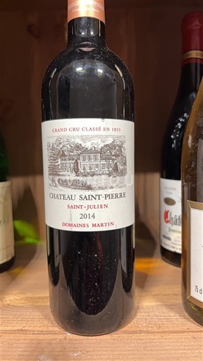 Bordeaux Saint-Julien Grand Cru Classé Château Saint-Pierre 2014